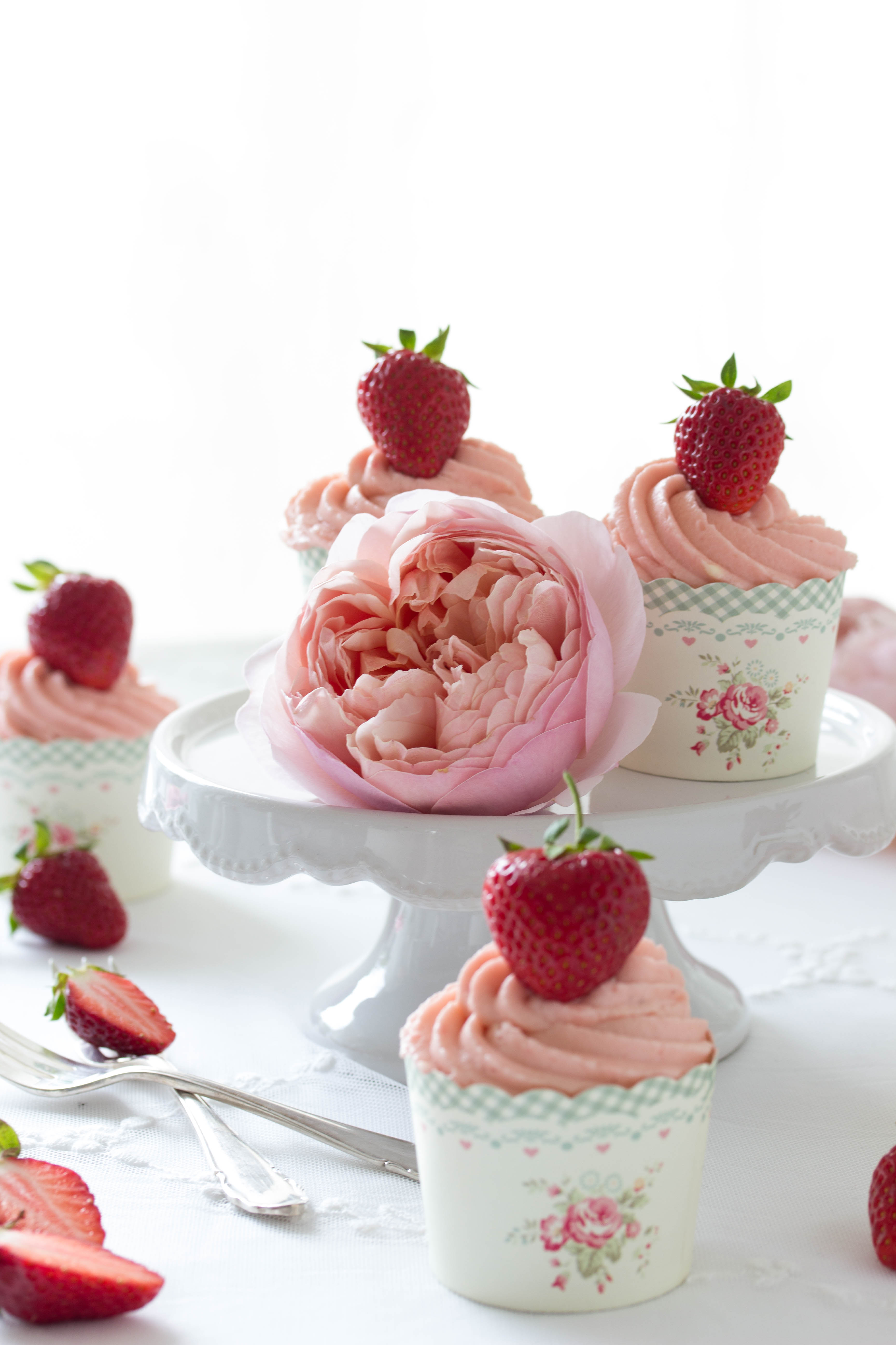 Erdbeer Joghurt Cucpakes