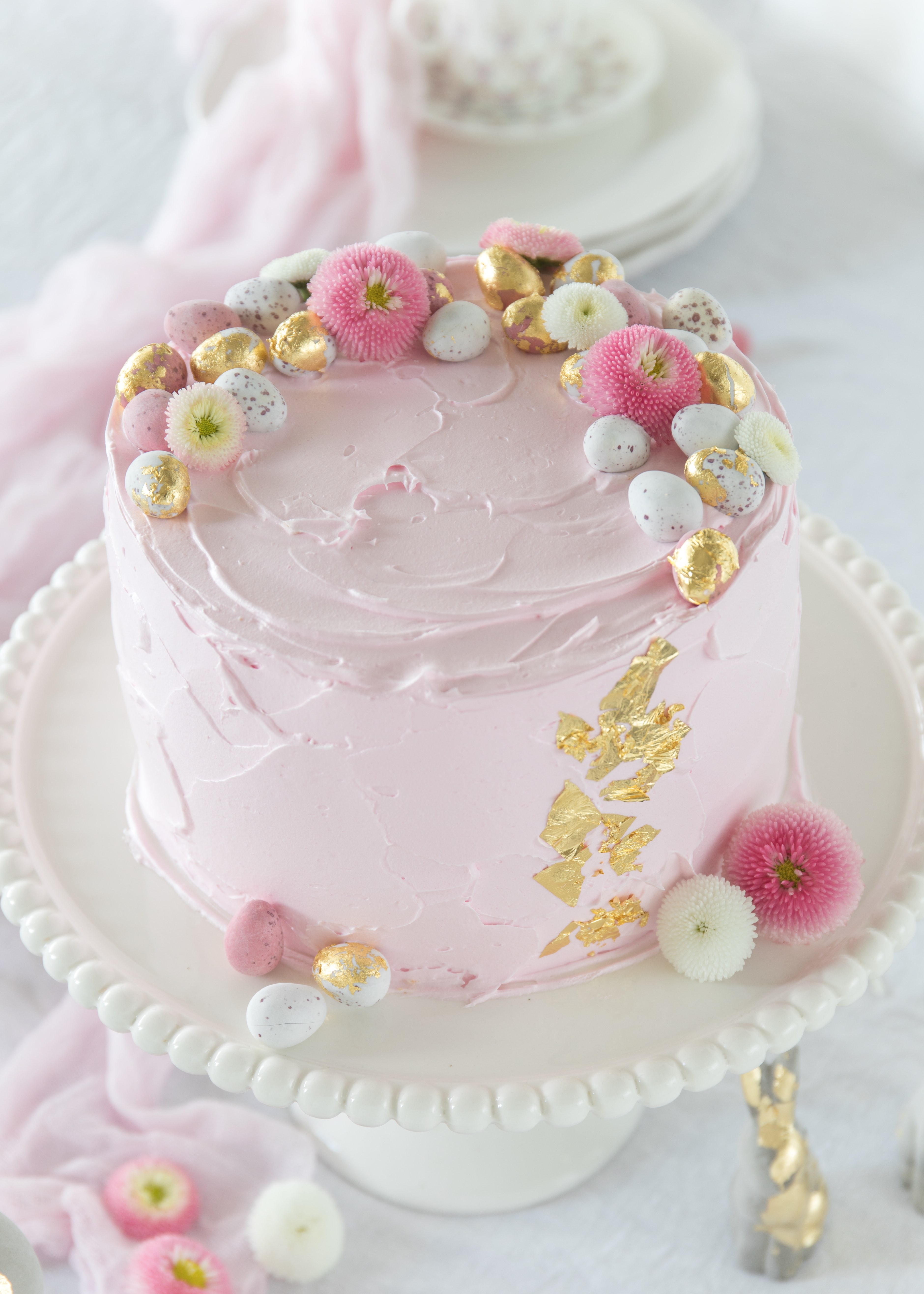 Oster Rezept: Himbeer Rhabarber Tiramisu Torte backen Ostertorte Ostern Cakestyling #ostern #torte #cake #backen #easter #cakestyling | Emma´s Lieblingsstücke