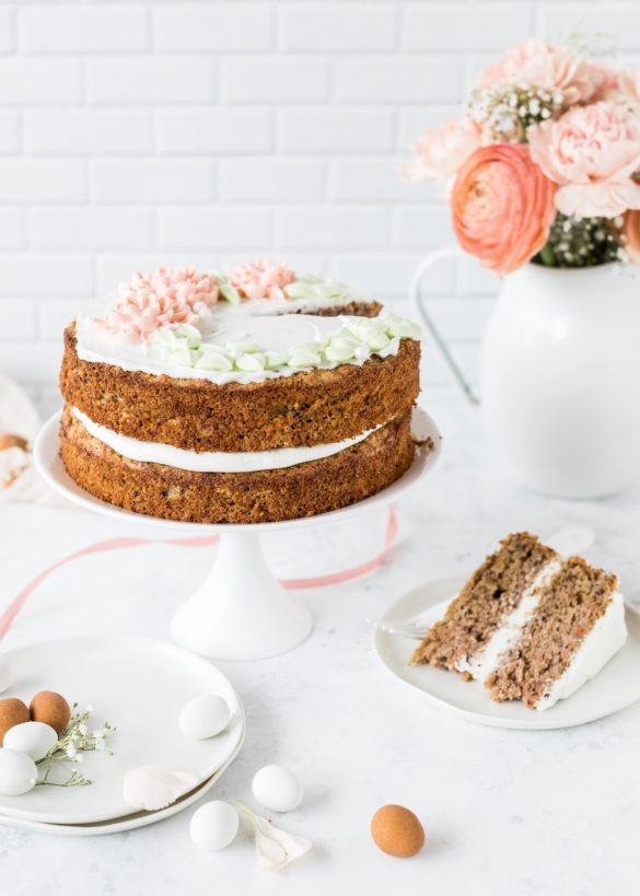 Carrot Cake Rezept mit Xylit backen Ostern Torte #ostern #torte #carrotcake #cake | Emma´s Lieblingsstücke