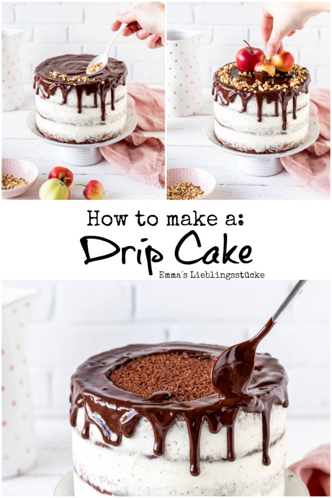 Tipps für den perfekt unperfekten Drip Cake Schokolade Ganache Glasur Torte