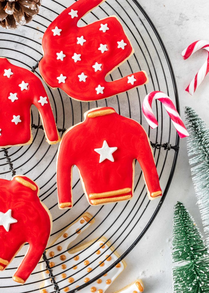 Ugly Christmas Sweater Kekse Rezept Backen Weihnachten Plätzchen Royal Icing