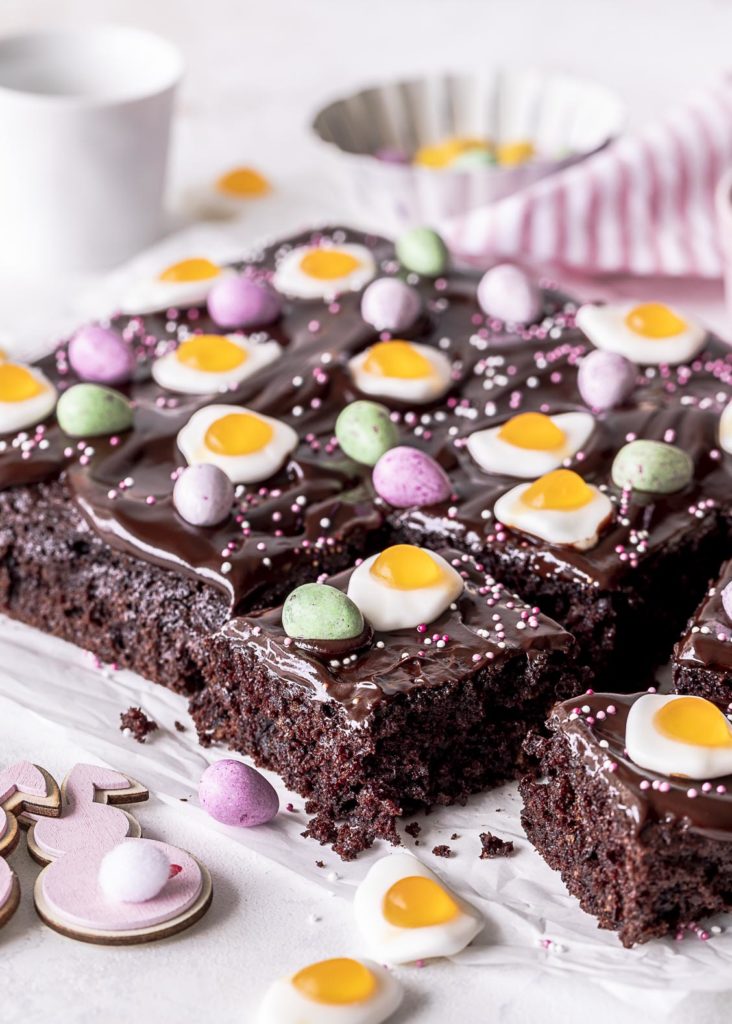 Schnelles Brownie Rezept mit Schokoladen Ganache backen lecker einfach #brownie #schokolade #kuchen #cake Emma´s Lieblingsstücke