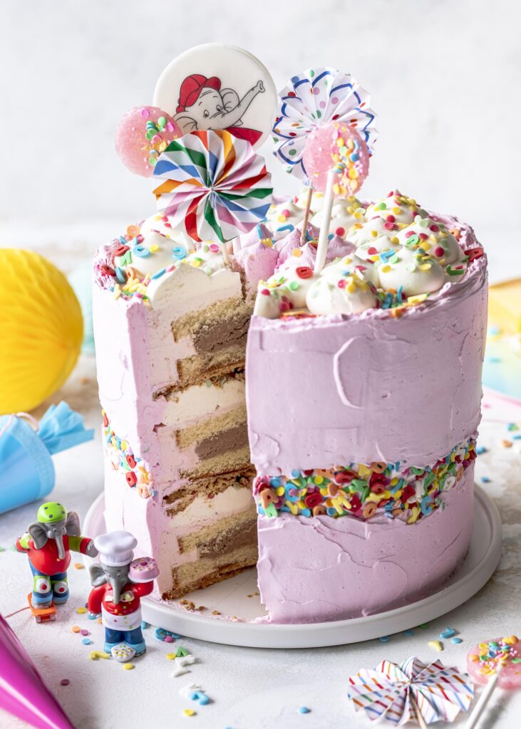 Benjamin Blümchen Fault Line Cake zur Einschulung oder Geburtstag dekorieren #faultlinecake #geburtstagstorte #torte #geburtstag Emmas Lieblingsstücke