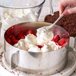 Erdbeer-Schoko-Joghurt-Torte zum Muttertag backen. Emmas Lieblingstücke